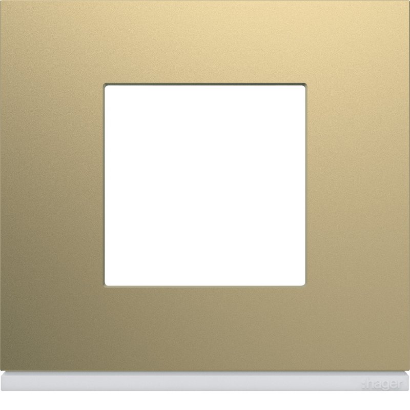 Photo Plaque gallery plastique peint 1 poste champagne | Ref : WXP0402