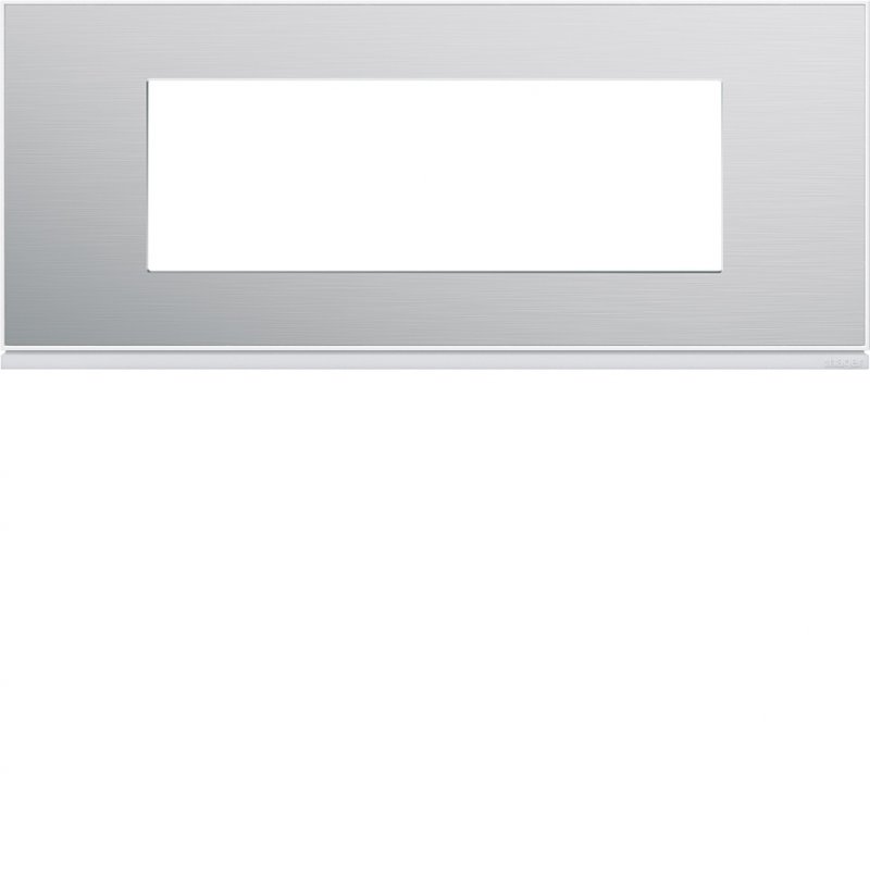Photo Plaque gallery 6 modules entraxe 71mm placage aluminium | Ref : WXP2006