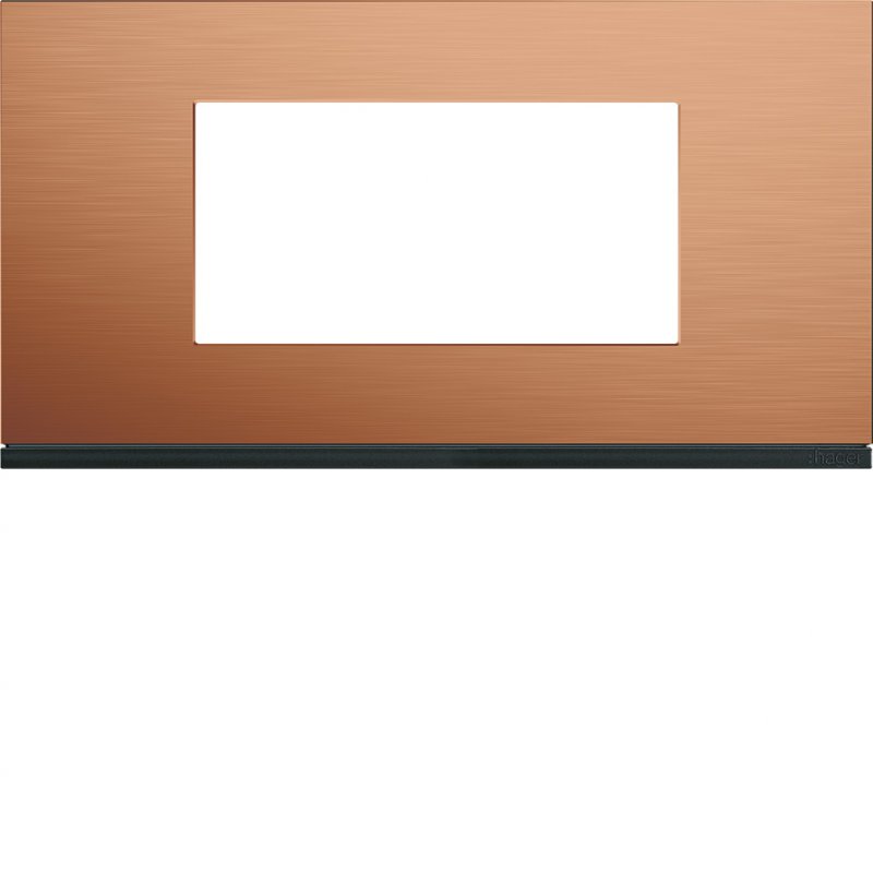 Photo Plaque gallery 4 modules entraxe 71mm matiere copper alu | Ref : WXP4604