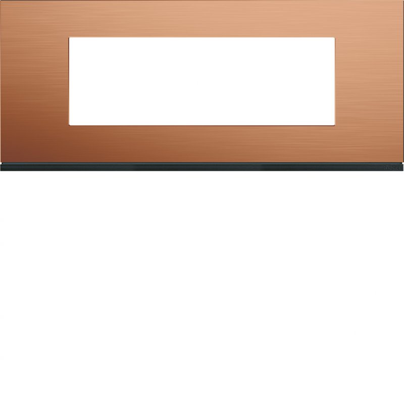 Photo Plaque gallery 6 modules entraxe 57mm matiere copper alu | Ref : WXP4606