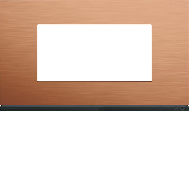 Photo Plaque gallery 4 modules entraxe 57mm matiere copper alu | Ref : WXP4634