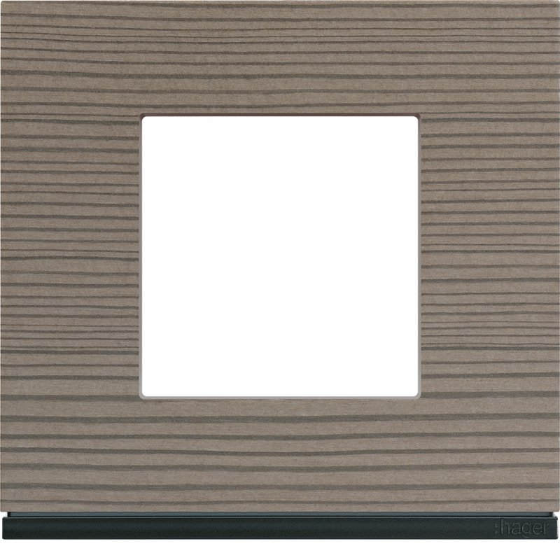 Photo Plaque gallery 1 poste materiel grey wood | Ref : WXP4802