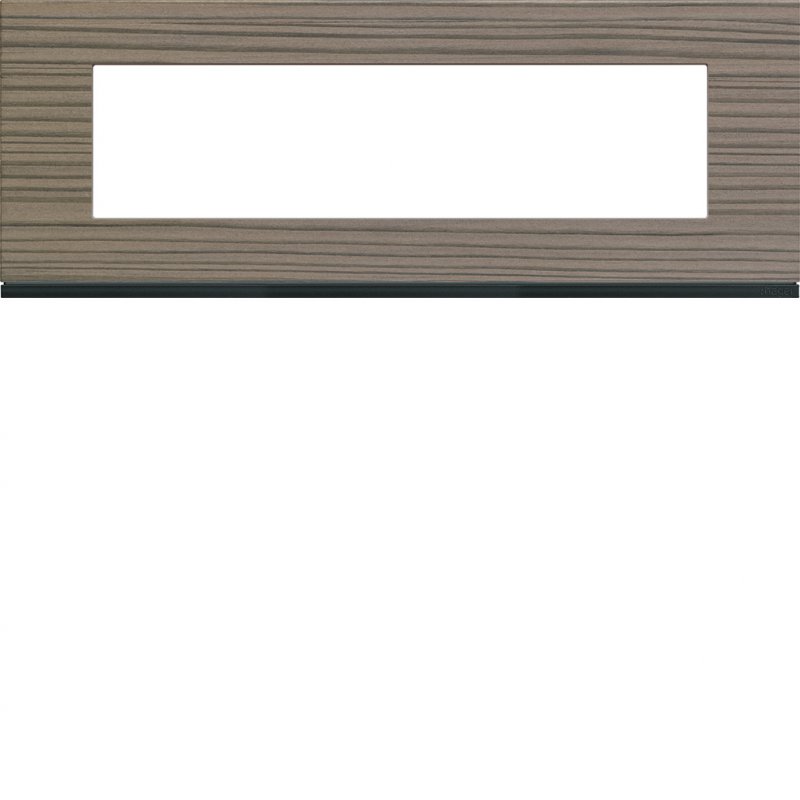 Photo Plaque gallery 8 modules entraxe 71mm matiere grey wood | Ref : WXP4808