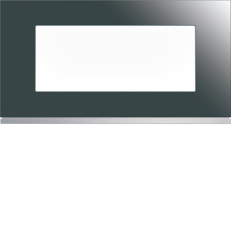 Photo Plaque gallery 5 modules entraxe 71mm matiere mirror glass | Ref : WXP5005