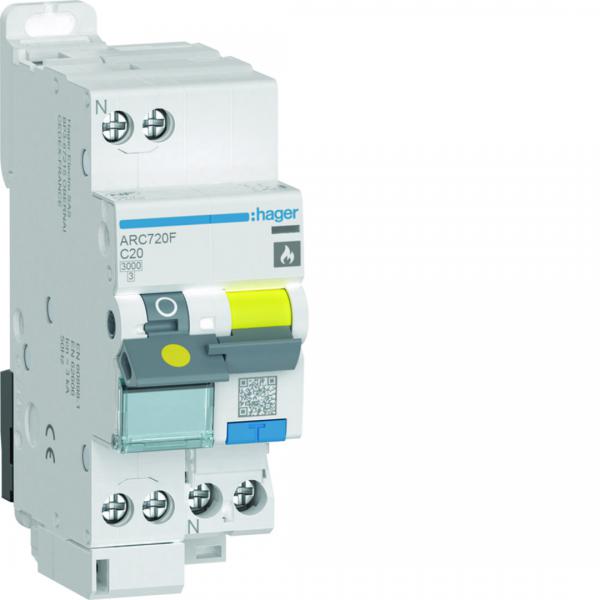 Photo Disj détecteur d'arcs 3kA C20A | Ref : ARC720F
