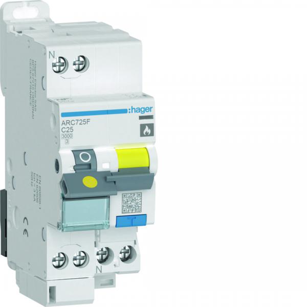 Photo Disj détecteur d'arcs 3kA C25A | Ref : ARC725F