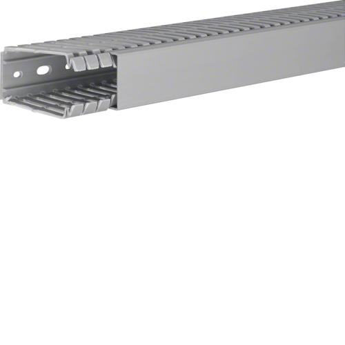 Photo Goulotte de cblage complte BA7 prof 80mm l 40mm RAL 7030 gris | Ref : BA780040