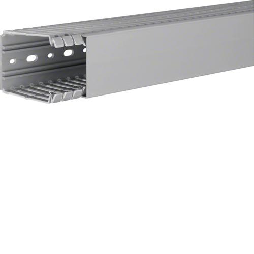 Photo Goulotte de cblage complte BA7 prof 80mm l 60mm RAL 7030 gris | Ref : BA780060