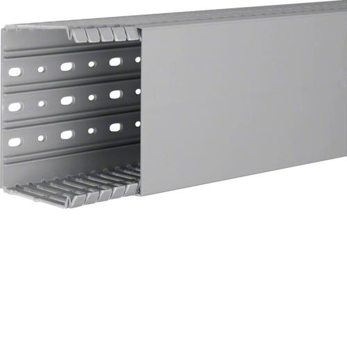 Photo Goulotte de cblage complte BA7 prof 80mm l 120mm RAL 7030 gris | Ref : BA780120
