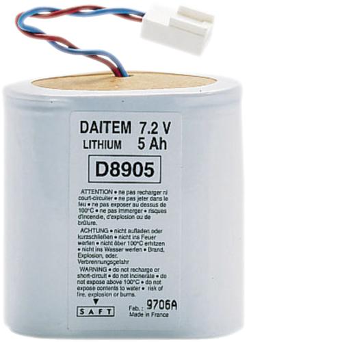 Photo Pile lithium 7.2 volts. 5 Ah | Ref : BATLI06