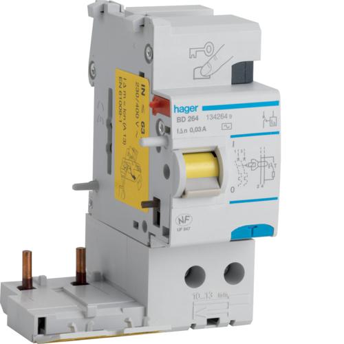 Photo Bloc diffrentiel 2P 63A 30mA type AC | Ref : BD264