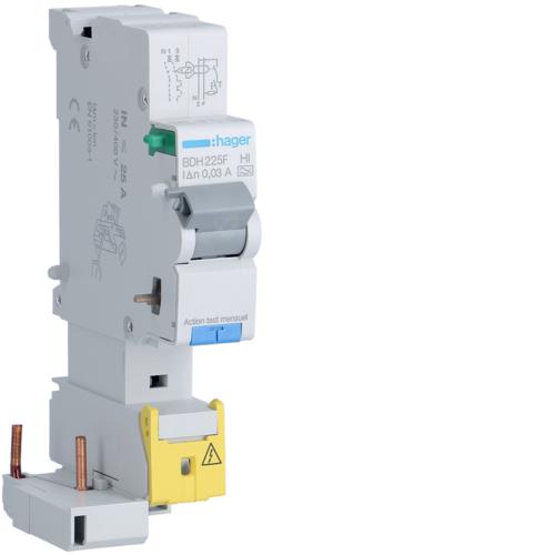 Photo Bloc dif 1P+N 25A 30mA HI | Ref : BDH225F