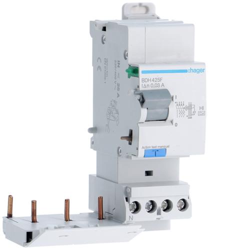 Photo Bloc dif 3P+N 25A 30mA HI | Ref : BDH425F