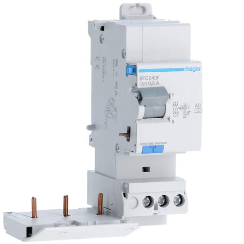 Photo Bloc diffrentiel 3P 40A 300mA type AC | Ref : BFC340F