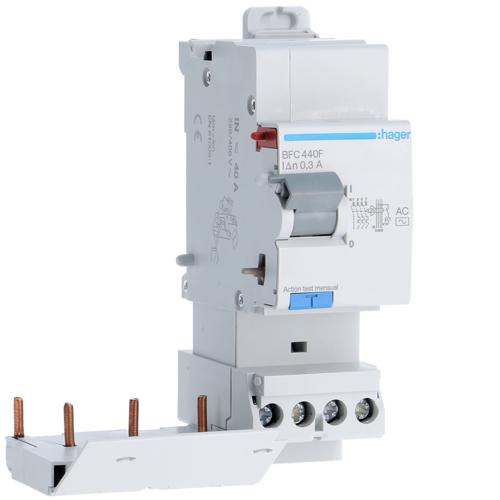Photo Bloc différentiel 3P+N 40A 300mA type AC | Ref : BFC440F
