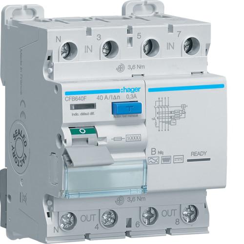 Photo Inter.diff.3P+N40A 300mA B hfq | Ref : CFB640F