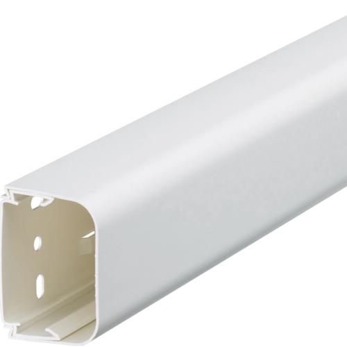 Photo Goulotte de climatisation p65mm h90mm IK08-IK10 PVC rigide RAL 9010 blanc paloma | Ref : CLMU65090