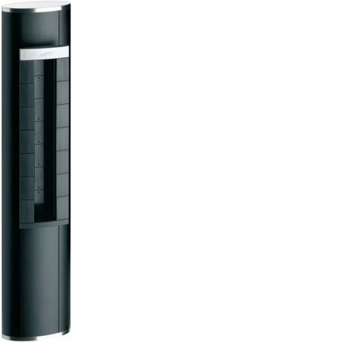 Photo Colonnette design officea h 650mm vide noire | Ref : DEP650ELS