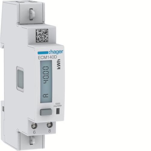 Photo Compteur monophas direct 40A 1M MBUS MID | Ref : ECM140D