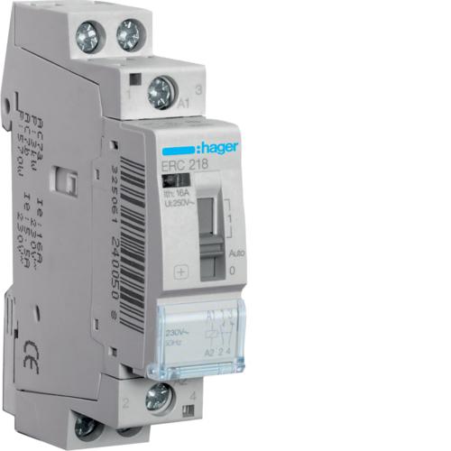 Photo Relais de commande 16A. 1F+1O. 230V | Ref : ERC218