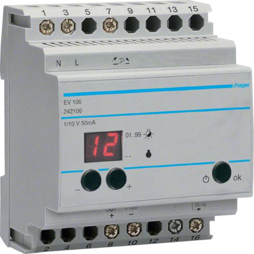 Photo Télévariateur pilote 1-10 V | Ref : EV106