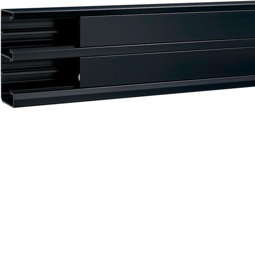 Photo Goulotte appareillable queraz enclipsage direct h 134 x p 56mm L200mm PVC noire | Ref : GBD5013109011