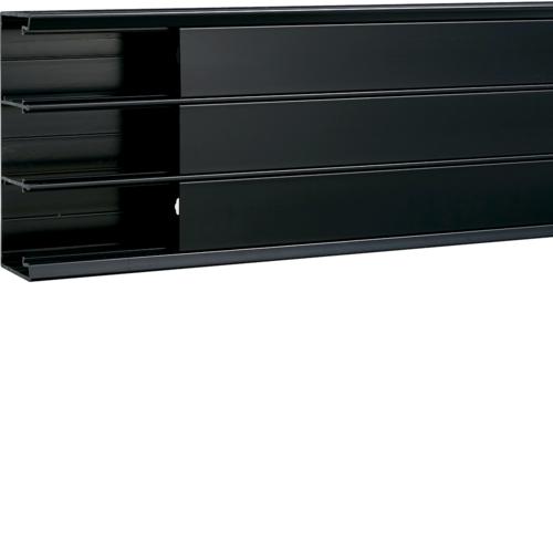 Photo Goulotte appareillable queraz enclipsage direct h 162 x p 56mm L200mm noire | Ref : GBD5016109011