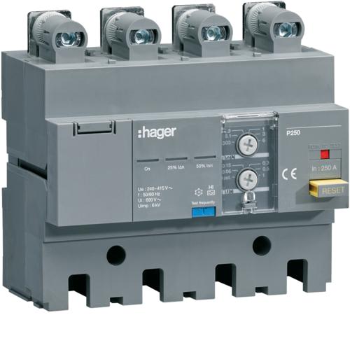 Photo Bloc diffrentiel P250 4P 250A Idn rgl | Ref : HBT250H