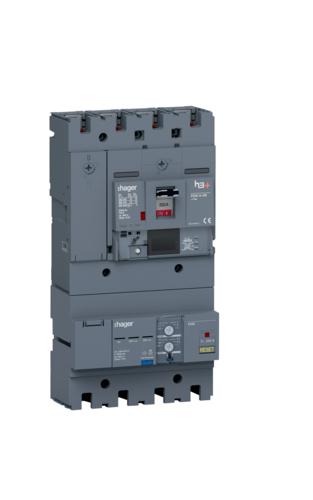 Photo Disjoncteur Boitier Moulé + Diff. h3+ LSI AB P250 Energy AB 4P4D 250A 25kA | Ref : HHT251NB