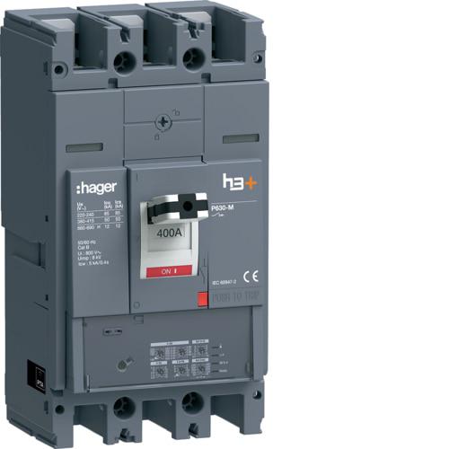Photo Disjoncteur h3+ P630 LSI 3x400A 50kA | Ref : HMW400JR