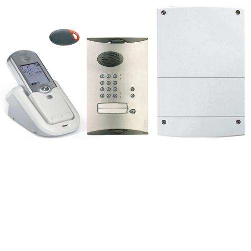 Photo Kit Interphone 1 log.  code (combin+base secteur+badge+platine+coffret tech.) | Ref : LCP02F