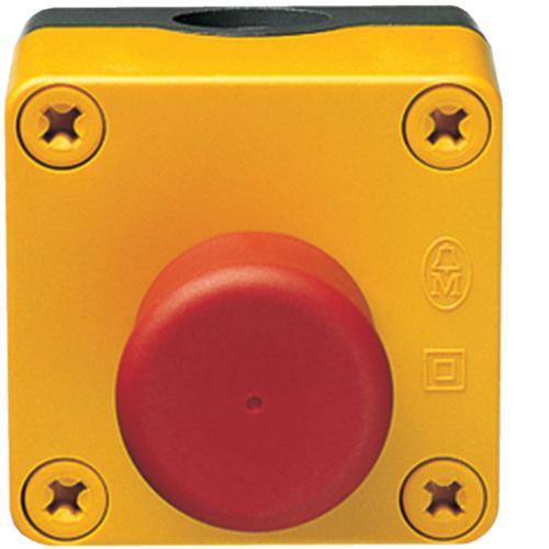 Photo Bouton arrêt d'urgence déporté type coup de poing | Ref : MZ530N