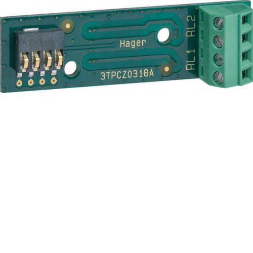 Photo Carte relais 2 sorties contact sec pour clavier ext�rieur sepio RLF630X | Ref : RXA11X