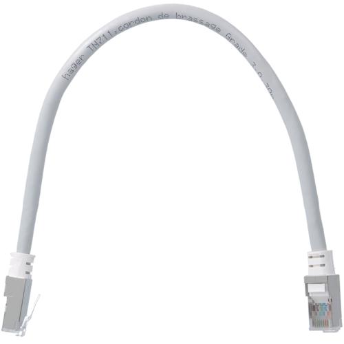 Photo Cordon de brassage RJ45/RJ45 Grade 3, longueur 0.30m | Ref : TN711