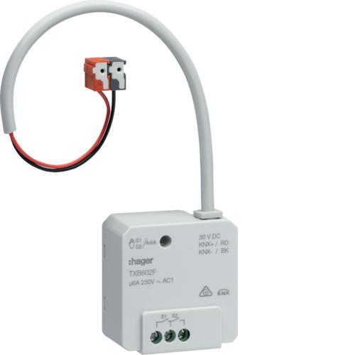 Photo Module de sortie 2x 6A /230V~, à encastrer, KNX | Ref : TXB602F