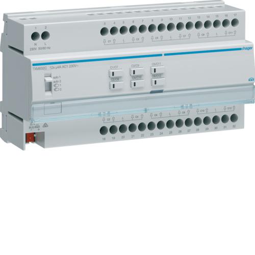 Photo Module  12 sorties volets roulants ou stores a bannes 230V~ 5A / New Easy | Ref : TXM632C