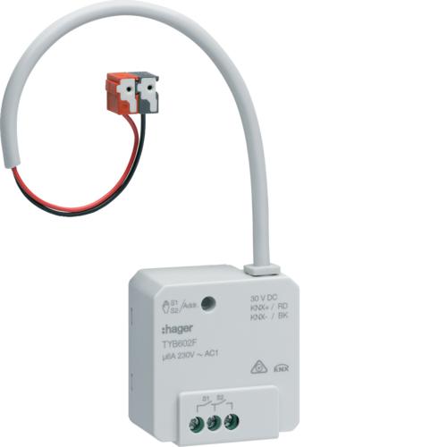 Photo Module de sortie 2x 6A /230V~,  encastrer, KNX | Ref : TYB602F