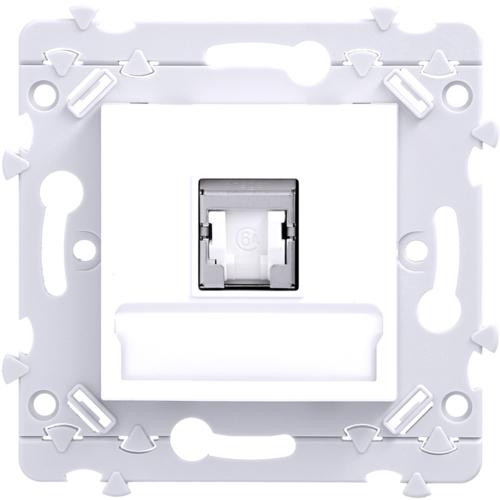 Photo essensya prise RJ45 Catgorie 6a STP pour Grade 3 TV Blanc | Ref : WE228
