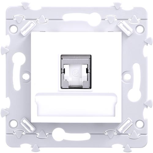 Photo essensya prise RJ45 Catgorie 6a STP pour Grade 3 TV Blanc | Ref : WE228