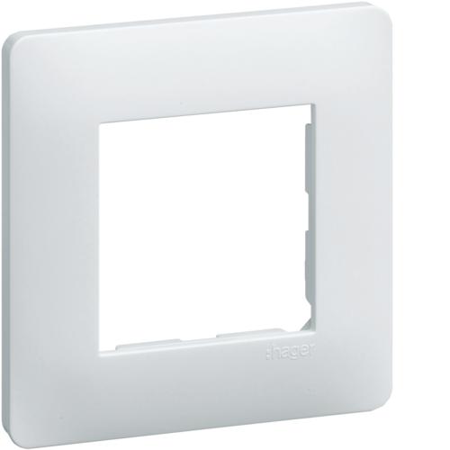 Photo Plaque de finition Essensya 1 poste Pure lot de 50 | Ref : WE40150