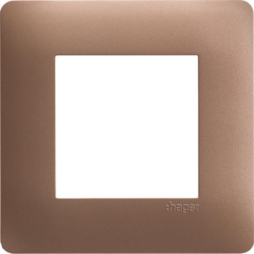 Photo essensya Plaque 1 poste Bronze | Ref : WE461