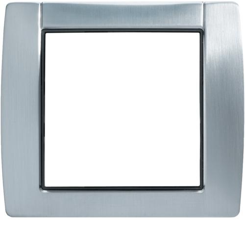 Plaque Interrupteur Hager WK561 Kallysta Classic 1 Poste Métal Orizon - Déclassée