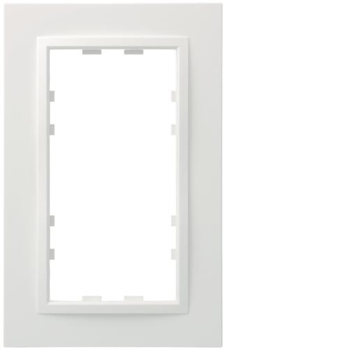 Plaque Kallysta Classic Vertical 57 Blanc Névé - Neuf Hager Pour Installation électrique