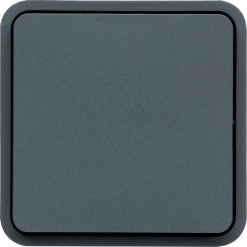 Photo cubyko interrupteur V&V associable. 10AX. IP55. finition gris | Ref : WNA001