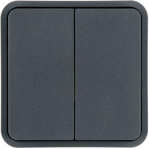 Photo Cubyko 1 touche KNX coloris gris | Ref : WNT944