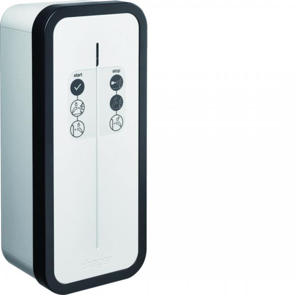 Photo Witty solar borne de charge IP55 1x22kW M3T2S RFID pour 1 VE. pour serveur flow | Ref : XEV1K22T2S