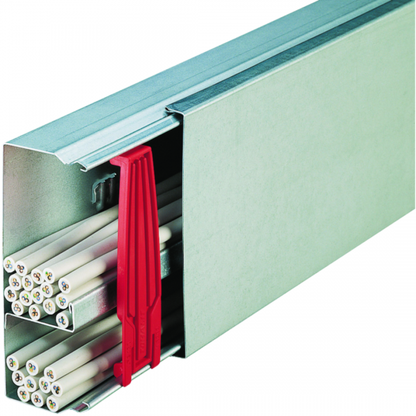 Vignette 2 produit Goulotte camelea h100mm x p60mm + 4 agrafes M6291 (VERZ) acier galvanis� | Ref : LFS601000VERZ