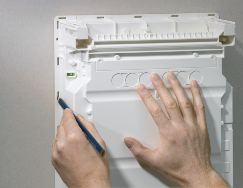 Vignette 2 produit Coffret encastr� 12 M porte transp. | Ref : VF112TR