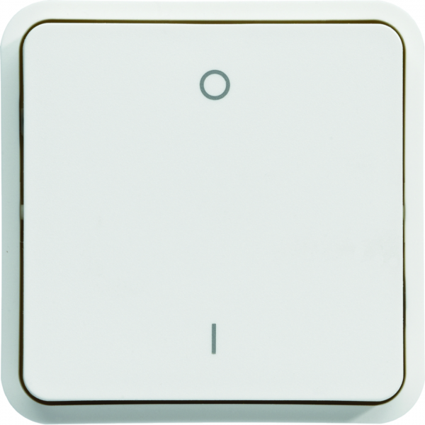 Vignette 2 produit cubyko Interrupteur bipolaire marqu� 0/1 associable blanc IP55 | Ref : WNA008B