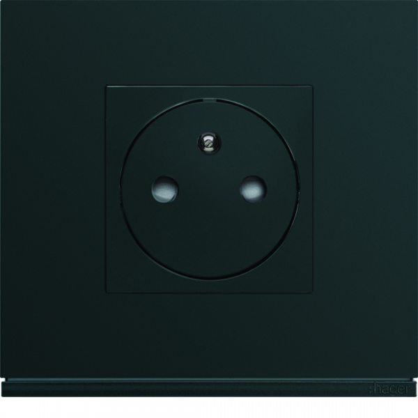 Vignette 2 produit Enjoliveur Gallery prise de courant affleurante 2P+T. finition Night | Ref : WXD106N